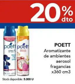Nini Mayorista Poett aromatizante de ambientes aerosol oferta