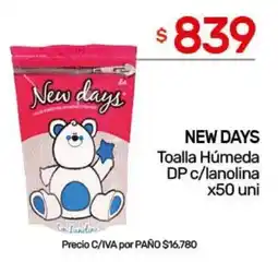 Nini Mayorista New days toalla húmeda dp c/lanolina oferta