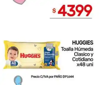Nini Mayorista Huggies toalla húmeda clásico y cotidiano oferta