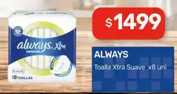 Nini Mayorista Always toalla xtra suave oferta