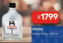 Nini Mayorista Kovac petaca vodka oferta