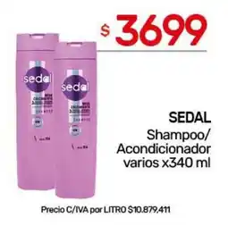 Nini Mayorista Sedal shampoo acondicionador oferta