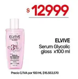 Nini Mayorista Elvive serum glycolic gloss oferta