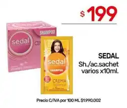 Nini Mayorista Sedal sh.ac.sachet oferta