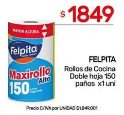 Nini Mayorista Felpita rollos de cocina doble hoja oferta