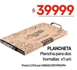 Nini Mayorista La planchetta plancha para dos hornallas oferta