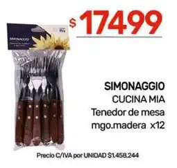 Nini Mayorista Simonaggio tenedor de mesa oferta