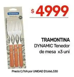 Nini Mayorista Tramontina dynamic tenedor de mesa oferta