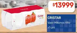 Nini Mayorista Cristar vaso mikonos alto oferta