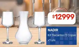 Nini Mayorista Nadir kit decanter/2 copas oferta