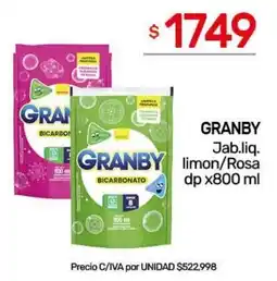 Nini Mayorista Granby jabl. limon/rosa oferta