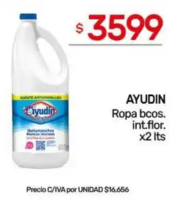 Nini Mayorista Ayudin ropa bcos. int.flor. oferta