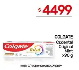 Nini Mayorista Colgate Cr.dental Original Mint oferta