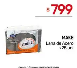 Nini Mayorista Make lana de acero oferta