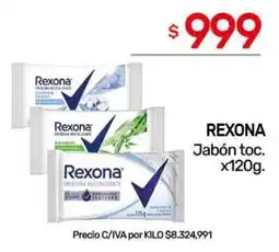Nini Mayorista Rexona jabón toc. oferta