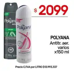 Nini Mayorista Polyana antitranspirante aerossol varios oferta