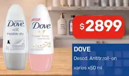 Nini Mayorista Dove desod. antitr. roll-on oferta