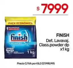 Nini Mayorista Finish det. lavavaj. class.powder dp oferta