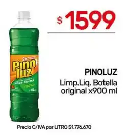 Nini Mayorista Pinoluz limpiador liquido botella original oferta