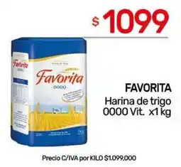 Nini Mayorista Favorita harina de trigo 0000 Vit. oferta