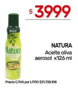 Nini Mayorista Natura aceite oliva aerosol oferta