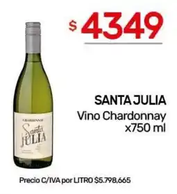 Nini Mayorista Santa julia vino chardonnay oferta