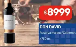Nini Mayorista Don david reserva malbec/cabernet oferta