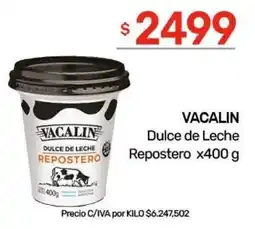 Nini Mayorista Vacalin dulce de leche repostero oferta