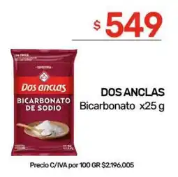 Nini Mayorista Dos anclas bicarbonato de sodio oferta