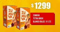 Nini Mayorista Zumuva tetra brick blanco dulce oferta