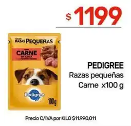 Nini Mayorista Pedigree razas pequenas carne oferta