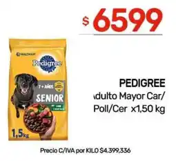 Nini Mayorista Pedigree adulto Mayor Car/Poll/Cer oferta