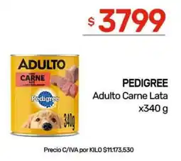 Nini Mayorista Pedigree adulto carne lata oferta