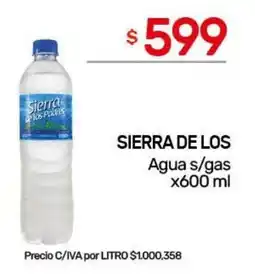 Nini Mayorista Sierra de los padres agua s/gas oferta