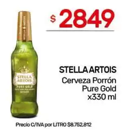 Nini Mayorista Stella artois cerveza porrón pure gold oferta