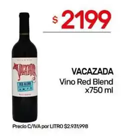 Nini Mayorista Vacazada vino red blend oferta