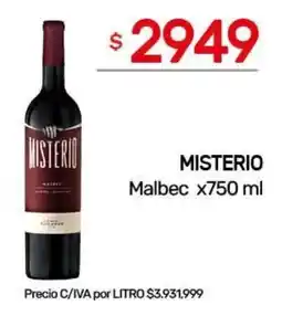 Nini Mayorista Misterio Malbec oferta