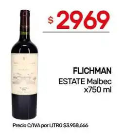 Nini Mayorista Flichman estate malbec oferta