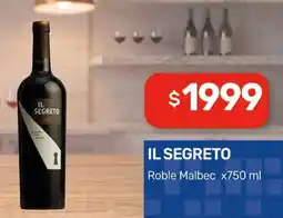 Nini Mayorista Il segreto roble malbec oferta
