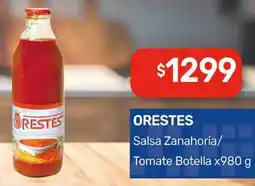 Nini Mayorista Orestes salsa zanahoria/tomate botella oferta