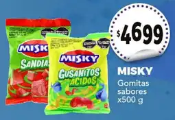 Nini Mayorista Misky gomitas sabores oferta