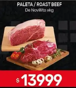 Nini Mayorista Paleta / roast beef de novillito oferta