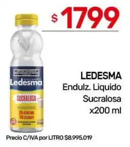 Nini Mayorista Ledesma endulz. liquido sucralosa oferta