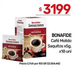 Nini Mayorista Bonafide café molido saquitos oferta