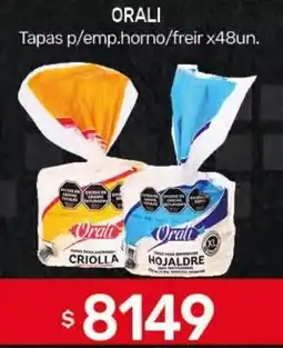 Nini Mayorista Orali tapas p emp horno freir oferta