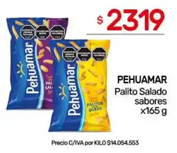 Nini Mayorista Pehuamar palito salado sabores oferta