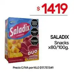 Nini Mayorista Saladix snacks oferta