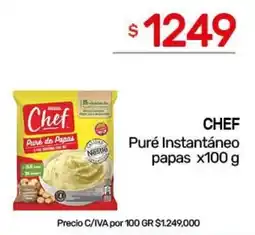 Nini Mayorista Chef puré instantáneo papas oferta