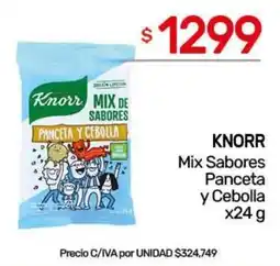 Nini Mayorista Knorr mix sabores panceta y cebolla oferta