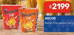 Nini Mayorista Arcor ramen cup sabores oferta